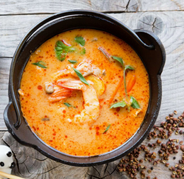 Tom Yum z krewetkami 