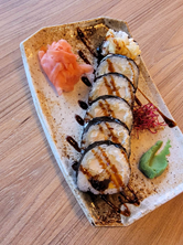 Futomaki pieczone Ebi (sama krewetka w tempurze - 6 szt.